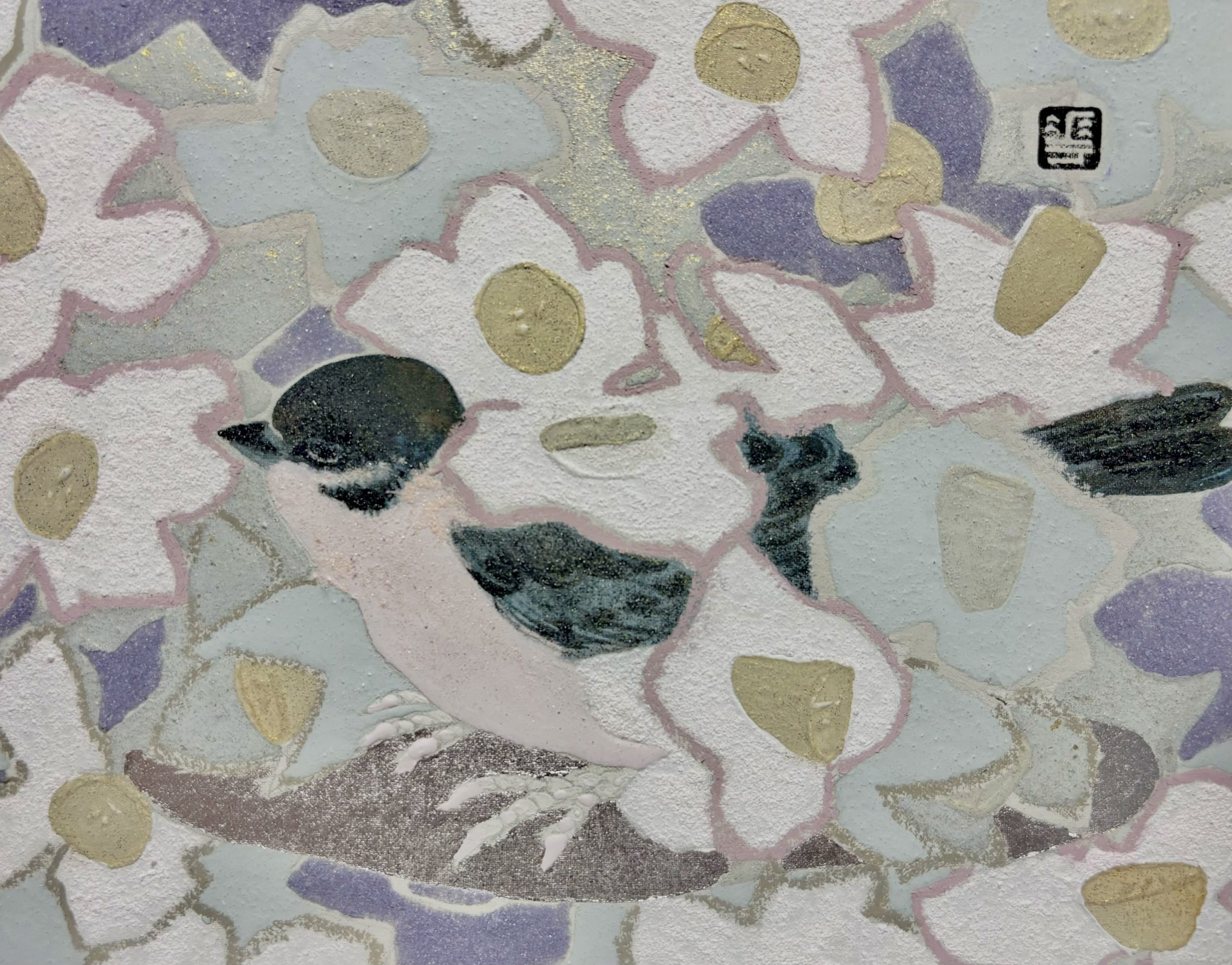 中嶋純花 Blooming / 2026 / Painting / H14 × W18 cm