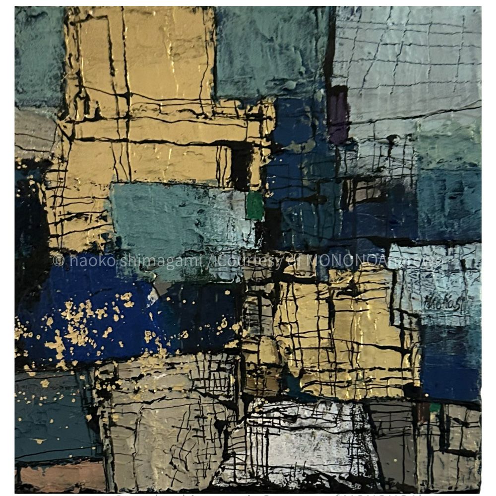 naoko shimagami Built silence / 2026 / Painting / H20 × W20 cm