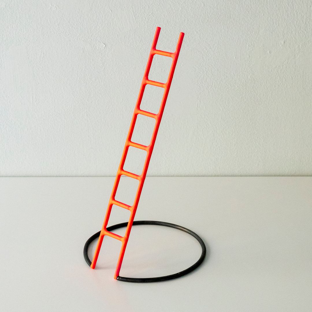 藤沢 レオ 静かな日 -ハシゴ- / 2026 / Sculpture / H22 × W12 × D12 cm
