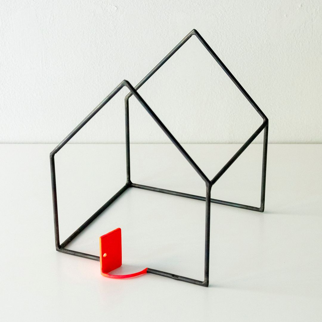藤沢 レオ 静かな日 -ピンクのドア- / 2026 / Sculpture / H18 × W15 × D17 cm