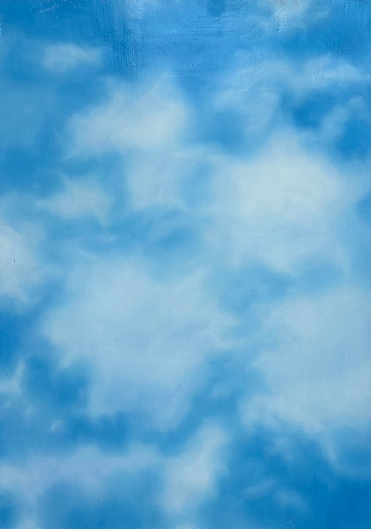 水橋 日和 星を見ること 1 / 2025 / Painting / H49.5 × W35 cm