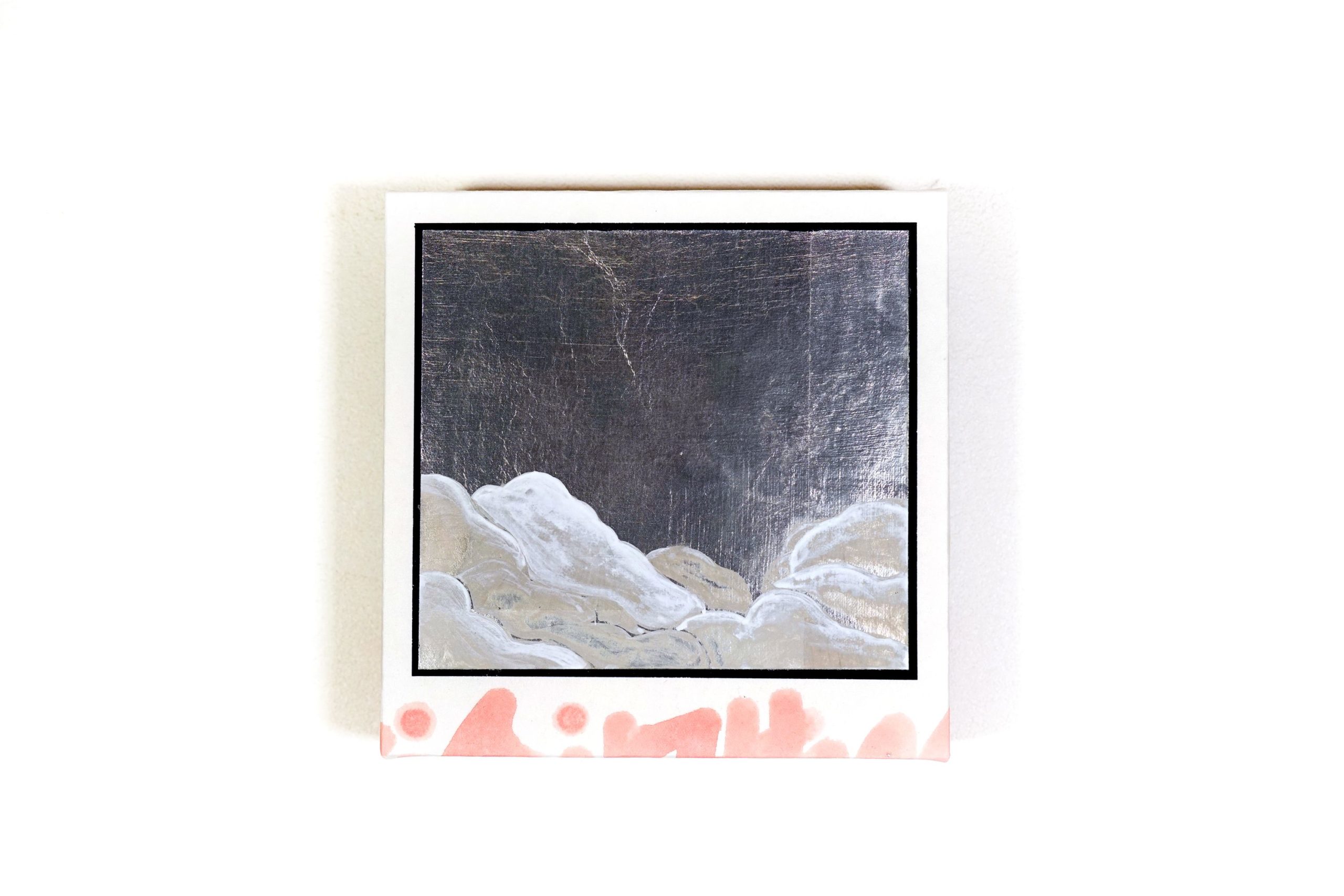 新埜康平 pie in the sky#2 / 2026 / Painting / H18 × W18 × D5 cm