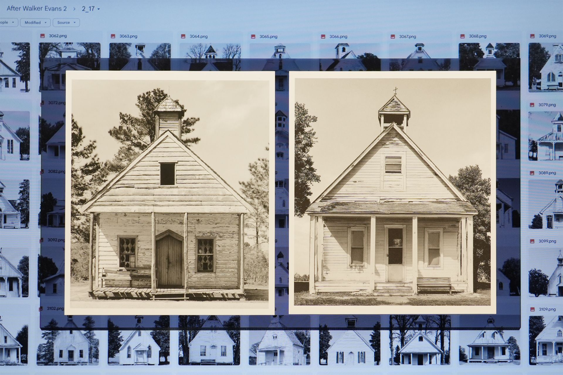 Aphic After Walker Evans 2 / 2024 / H87 × W138 × D3 cm