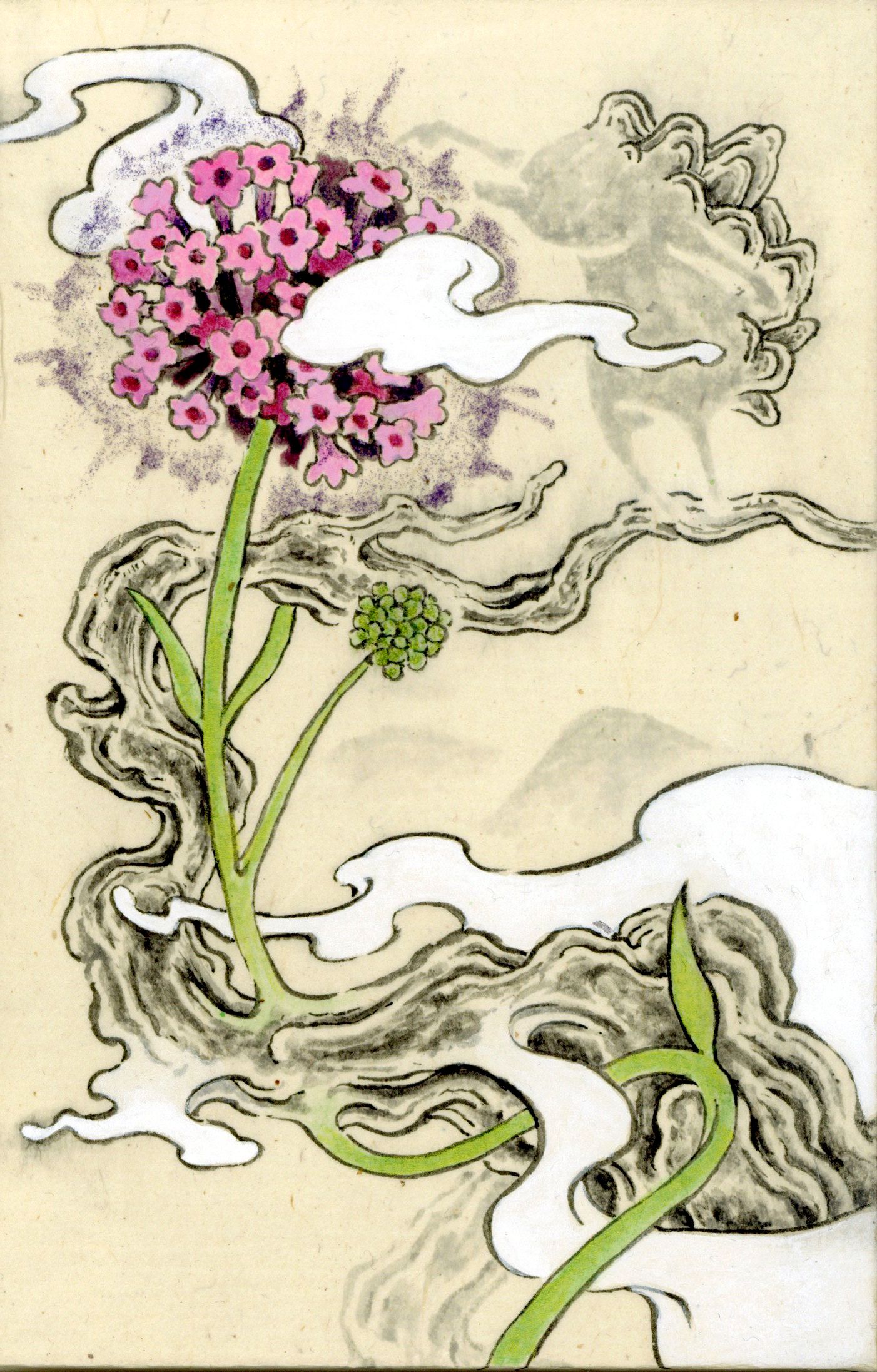 堀 としかず バーベナメテオールシャワー -魅と魔の力- / 2026 / Painting / H18 × W13 × D3 cm