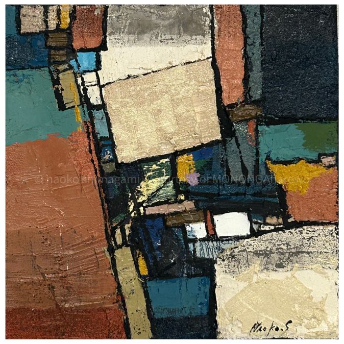 naoko shimagami TRANSIT Ⅱ / 2020 / Painting / H20 × W20 cm
