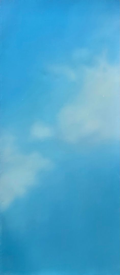 水橋 日和 星を見ること 3 / 2025 / Painting / H45.5 × W20.7 cm