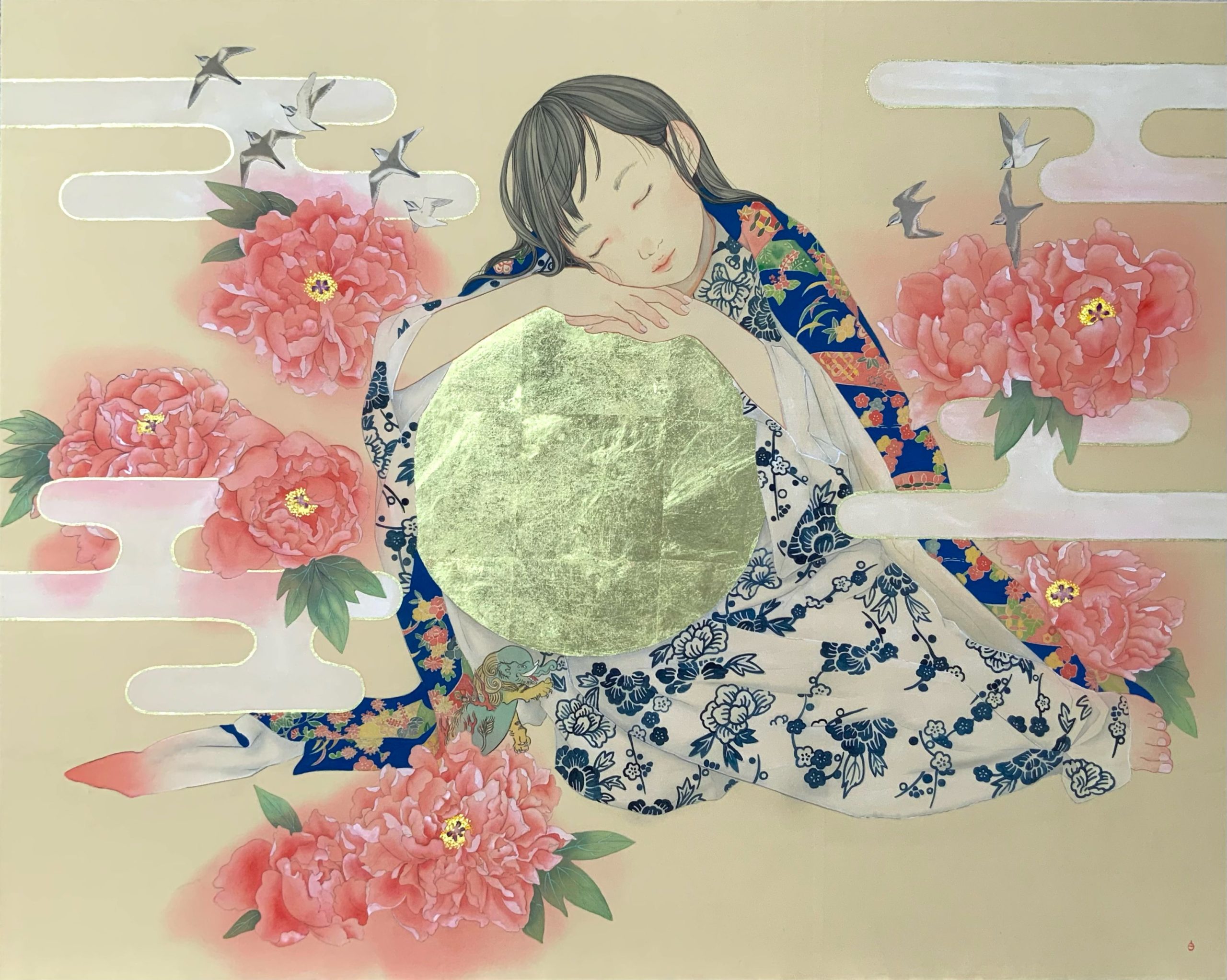 竹中 晶子 夢に満ちる / 2025 / Painting / H72.7 × W91 cm