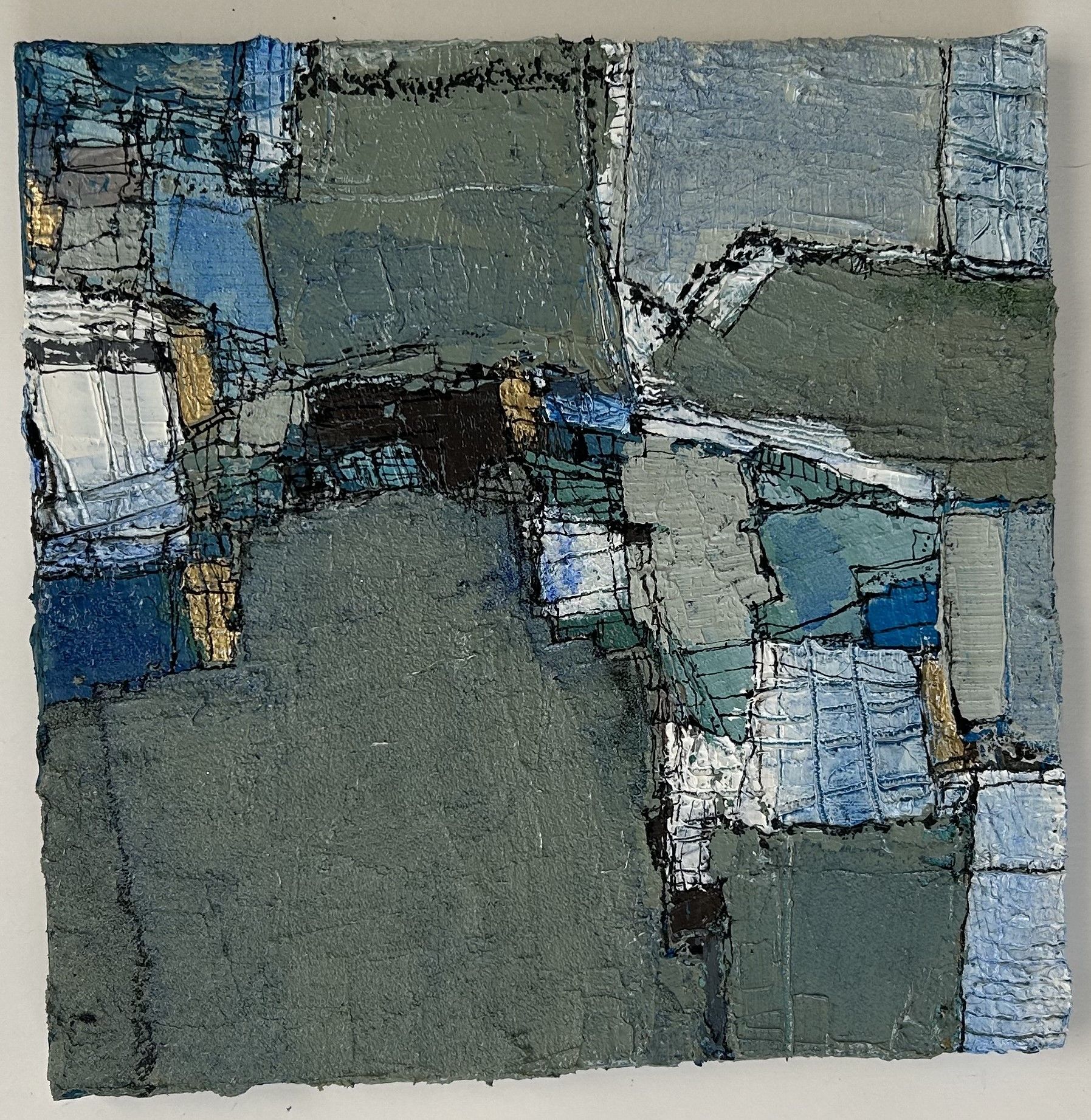 naoko shimagami VerdantSilence / 2025 / Painting / H27.3 × W27.3 cm