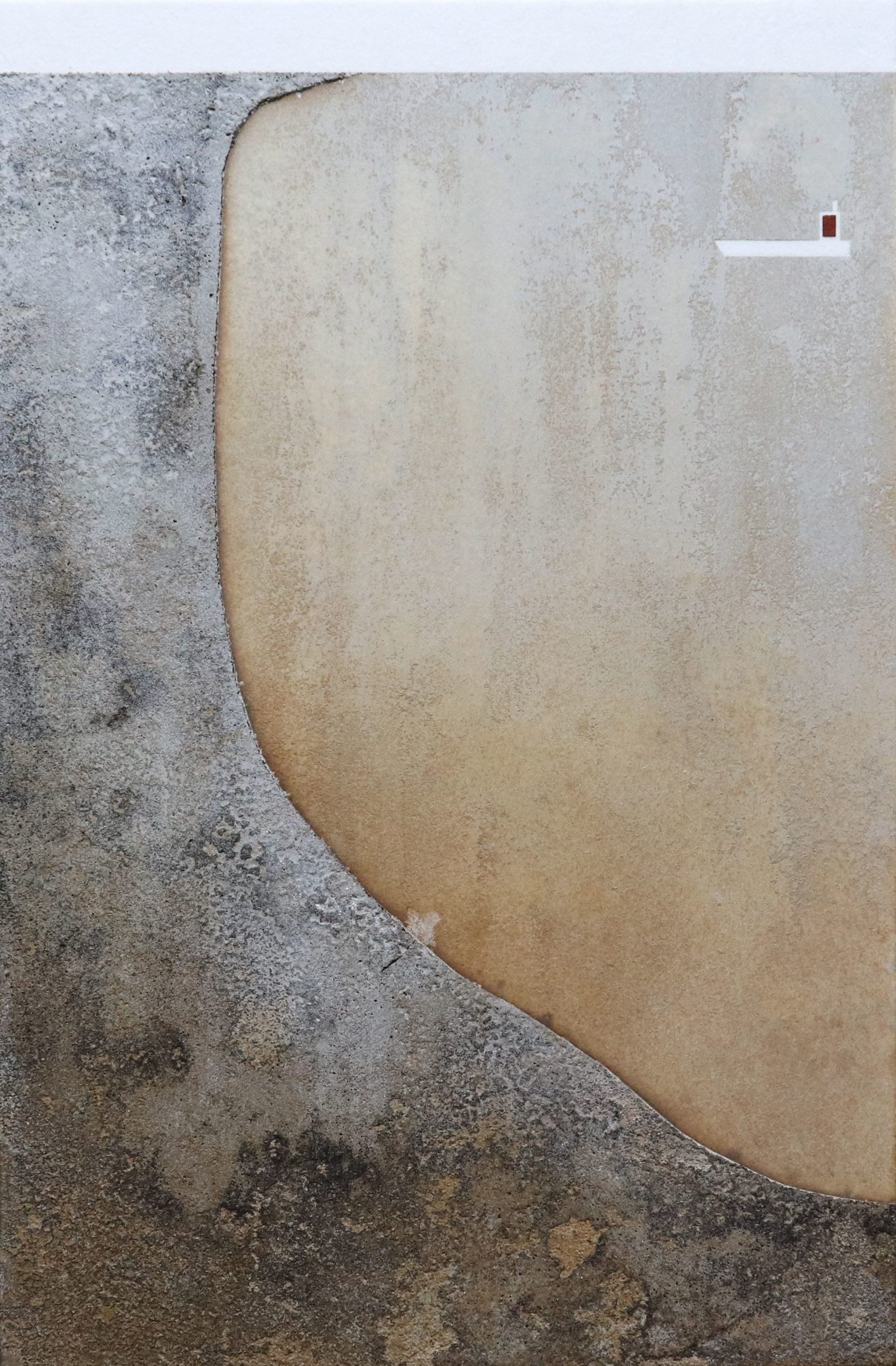甲村有未菜 long coast（P4） / 2024 / Painting / H33.3 × W22 cm