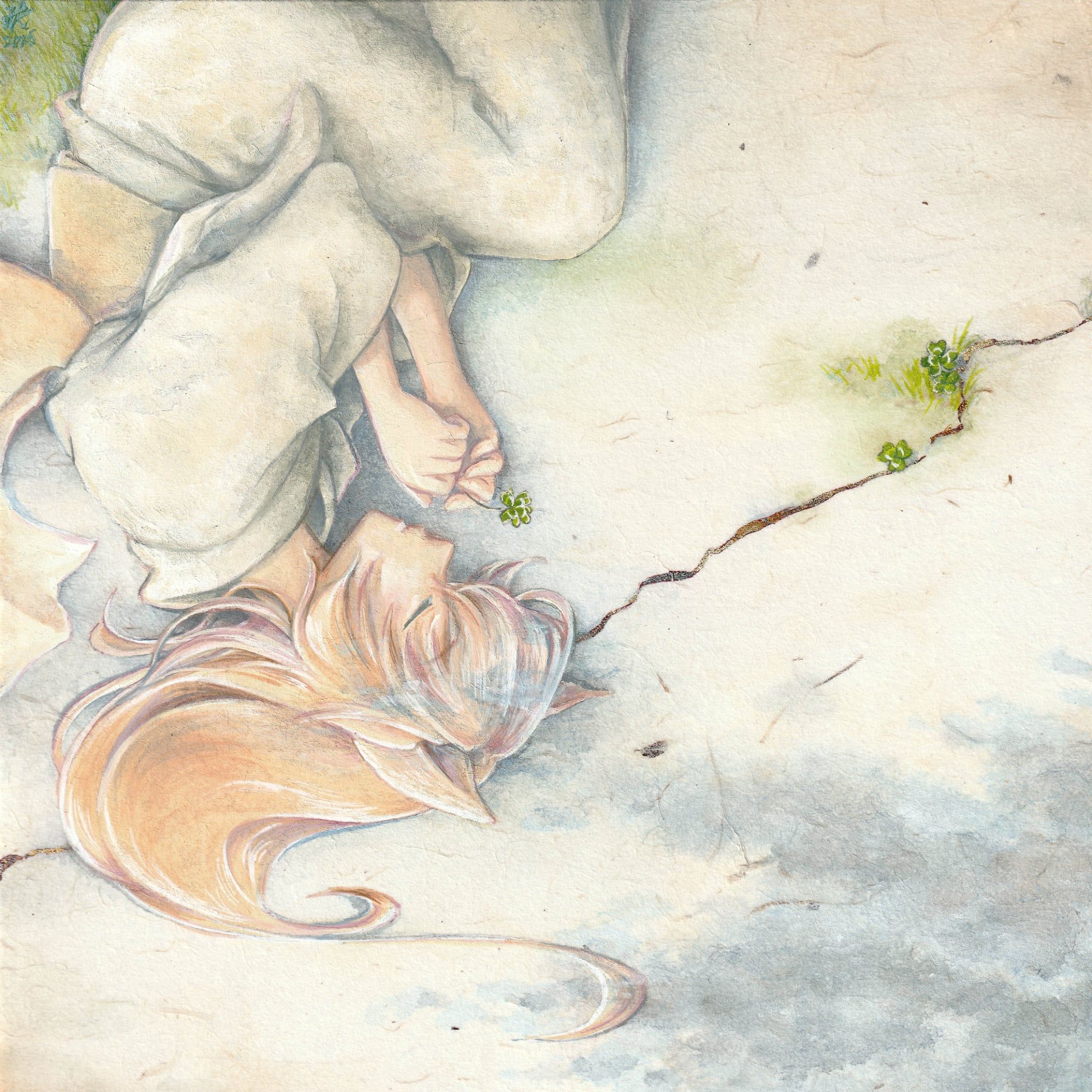 可児 葉月 For you / 2025 / Painting / H18 × W18 cm